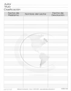 Tarjeta de biblioteca