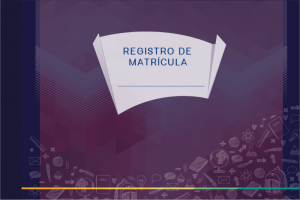 Libro de matrícula