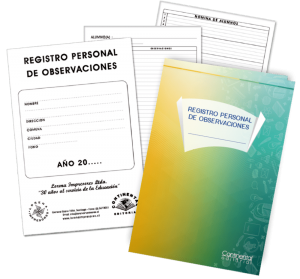 Libro de registro personal de observaciones