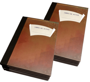 Libro de actas numeradas (cuadriculado) (set de 10 unidades)