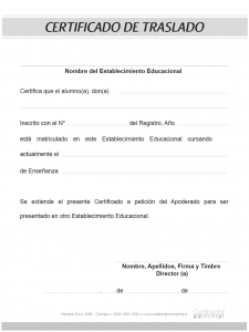 Block de traslado