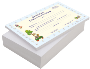 Certificados de Párvulo (Estándar) set de 50 unidades