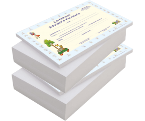 Certificados de Párvulo (Estándar) set de 100 unidades