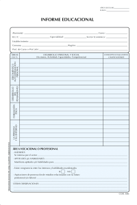 Informe de personalidad (set de 50 unidades)