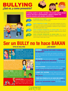 Afiche bullying