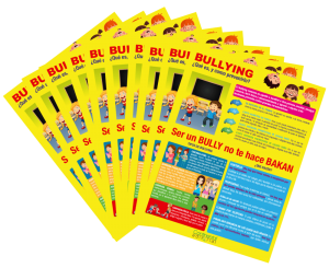 Afiche bullying (set 10 unidades)