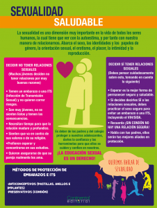 Afiche sexualidad saludable