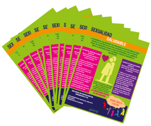 Afiche sexualidad saludable (set de 10 unidades)
