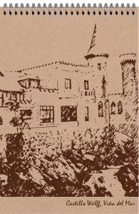 Croquera Castillo Wúlff. patrimonio arquitectónico nacional